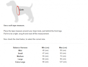 balance measurements