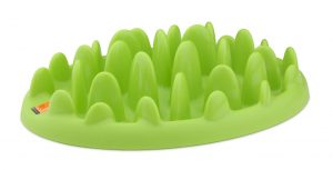 mini-green-interactive-dog-feeder-slow-feeder-by-northmate