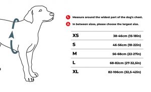 DC Comfort Walk Air Harness sizing