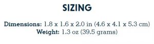 RW Audible Beacon Safety Light SIZING